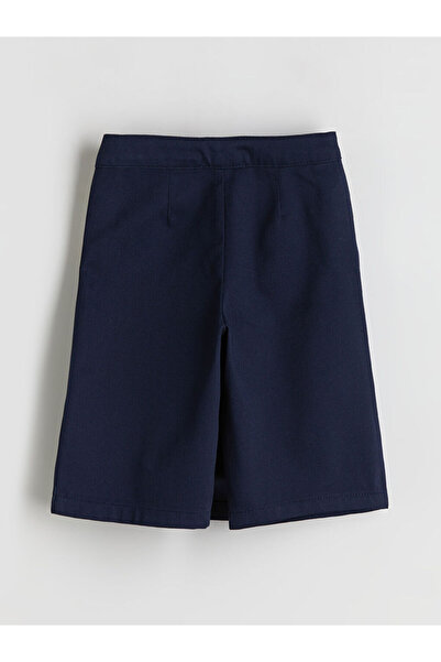 LC Waikiki Navy Blue Basic Girl's Shorts Skirt