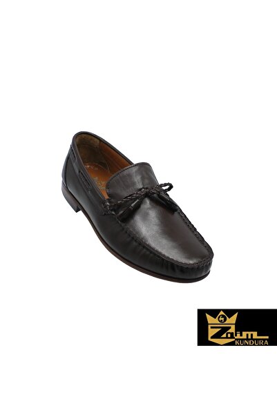 Zaim Kundura Men's Brown Genuine Leather Shoes 342891016-1