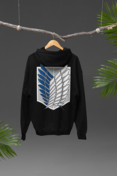 Nulivez Attack on Titan Design High Quality Unisex Oversize Hoodie with Back ...