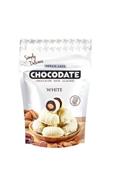 CHOCODATE White Golden Roasted Almond - Perfect Snacking - 100gms x 6