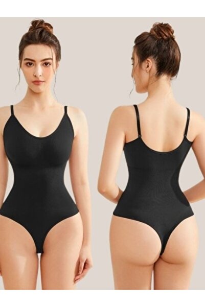 Fitsauna Fit Sauna Sıkılaştırıcı İnceltici Lazer Kesim Tanga Zıbın Korse