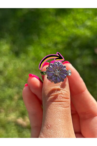 FY Ticaret Lila Çelik Stres Yüzüğü