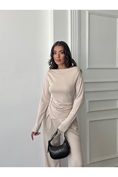 solena sln Women's New Season Premium Quality Modal Blouse Pants Modal Set