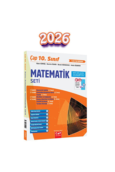 Apotemi Yayınları 2026 Çap Yayınları 10. Sınıf Matematik Seti