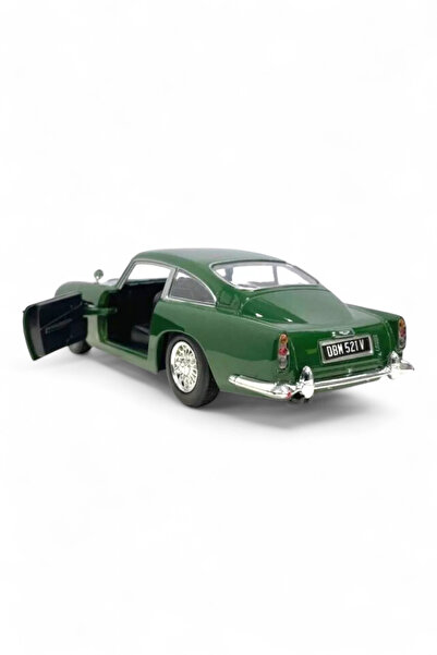 Peda Toy Çek Bırak Metal Model Klasik Oyuncak Araba 1:24 Aston Martin Db5 Yeşil