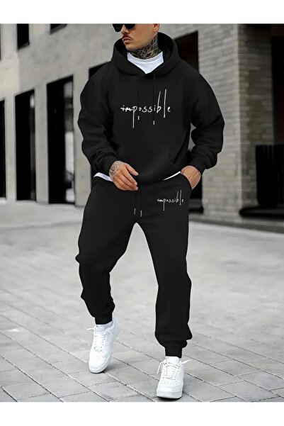 bellanova 1 τεμ. Ανδρικό μοντέρνο νέο casual πουλόβερ και παντελόνι συν βελούδινο αθλητικό σετ