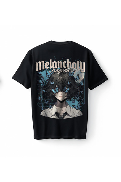 Bumeta Tricou Unisex Oversize Dark Academia Melancholy Tragedies
