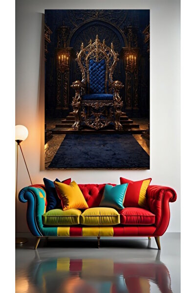 özkacar KRAL TAHTI I Tablou pe pânză pentru decorarea casei, salonului, saloa...