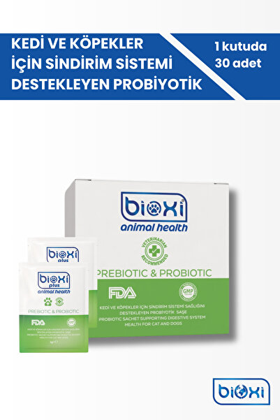 Bioxi Kedi ve Köpekler İçin Sindirim Sistemi Destekleyen Probiyotik