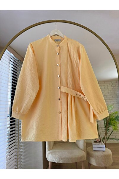 Bahar Altundemir Women's Oversize Parachute Fabric Belted Jacket