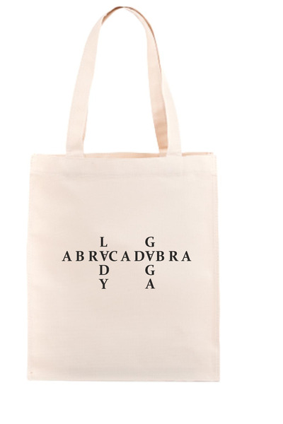 Tshirthane Lady Gaga Abracadabra Raw Cloth Bag