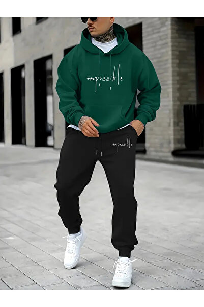 bellanova 1 τεμ. Ανδρικό μοντέρνο νέο casual πουλόβερ και παντελόνι συν βελούδινο αθλητικό σετ