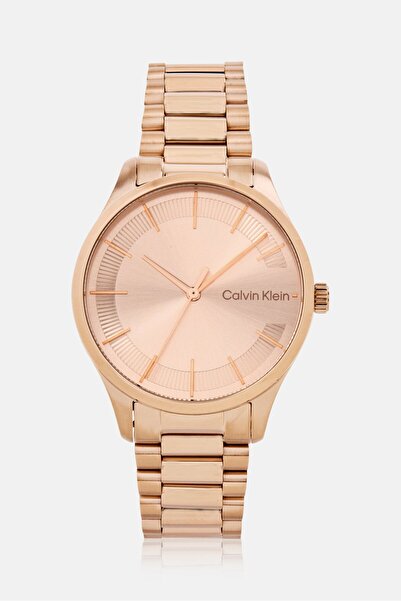 Calvin Klein Women 25200042 Stainless Steel Analog Watch 35 mm, Rose Gold