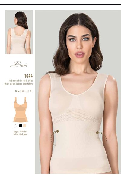 NightLove Thick Strap Corset Tank Top