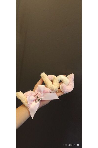 Gönülden Tasarım APLIQUĂ DE PLUSH BABY SCRISĂ ARMA CUCITĂ 22X12 CM