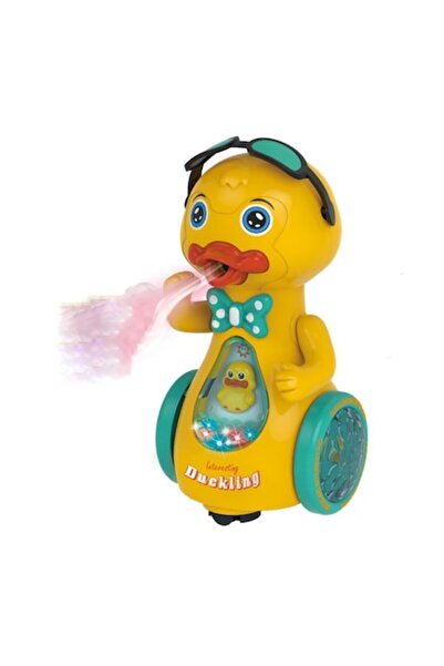 SOLTOY Jucarie interactiva si inteligenta SOLTOY® Water Duck care danseaza, canta si stropeste cu apa