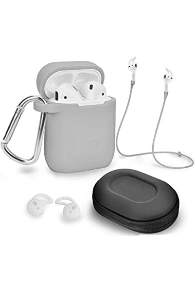 O Ozone Waterproof Silicone Case 6-in-1 for AirPods by OH Ozone with Keychain/Strap/Ear Hooks/Storage Box fo
