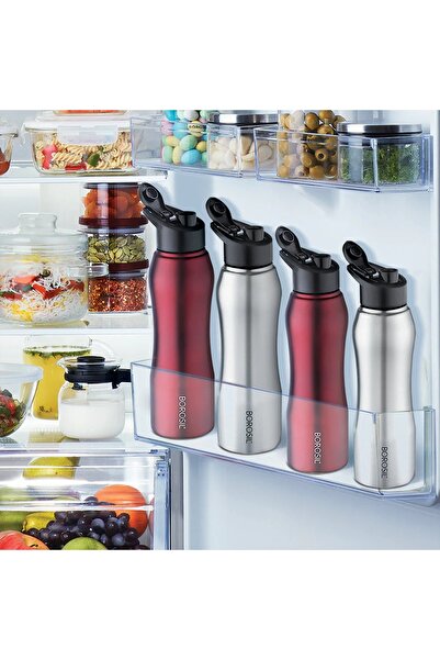 Borosil Grip n Sip Stainless Steel Water Bottle, 750ml