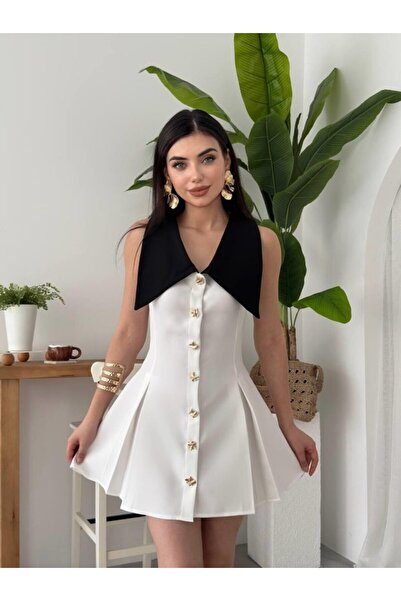 MODA Rochie cu nasturi Ness