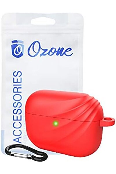 O Ozone حافظة سيليكون بتصميم نمطي لجهاز AirPod Pro مع حلقة مفاتيح وخطاف وغطاء...