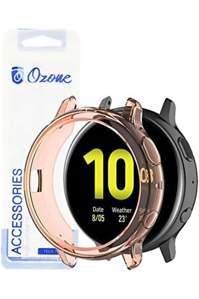 O Ozone Silicone TPU Case Compatible with Galaxy Watch 3 45mm - Rose Gold