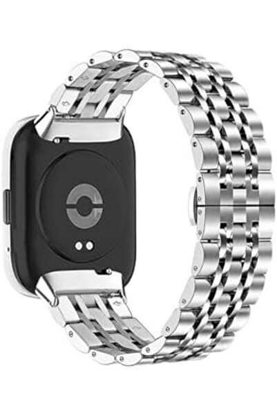 O Ozone Metal Watch Strap For Redmi Watch 3 Active/Redmi Watch 3 Lite Slilver