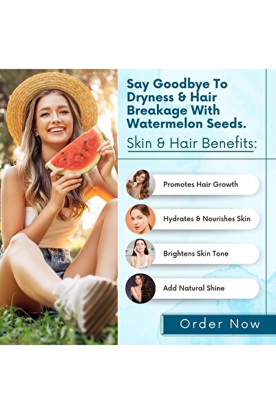 Bliss of Earth Watermelon Seeds, Natural Nutritious Snack, 3x1kg | Premium Edible Whole Seeds