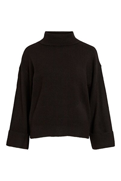 VILA Strickpullover VIROLFIE Rollkragen