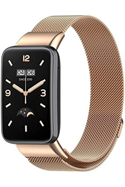 O Ozone سوار ميلانو لوب لساعة Mi Band 7 Pro - ذهبي وردي