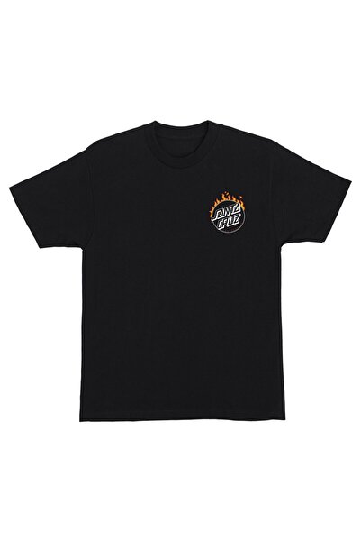 Santa Cruz Burnt Opus Ovrszd Black T-Shirt