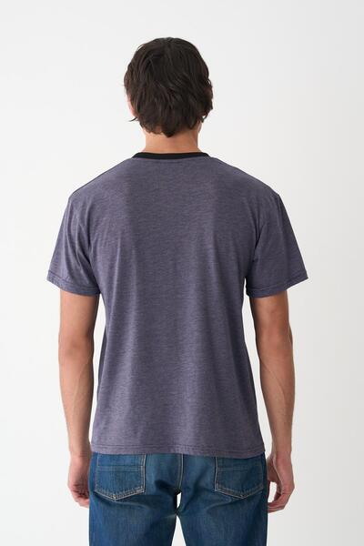 ALEXANDERGARDI Ανδρικό μπλουζάκι με ριγέ Crew Neck