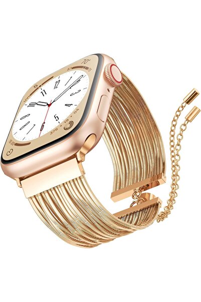 O Ozone سوار من الفولاذ المقاوم للصدأ متوافق مع ساعة Apple Watch Series 10 | ...