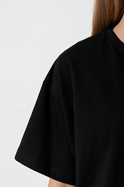 Tshirthane Marilyn Manson 90's Storyboard Black Women's Crop Tshirt