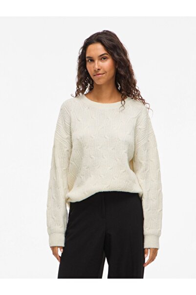VILA Strickpullover VILASSIA Rundhals