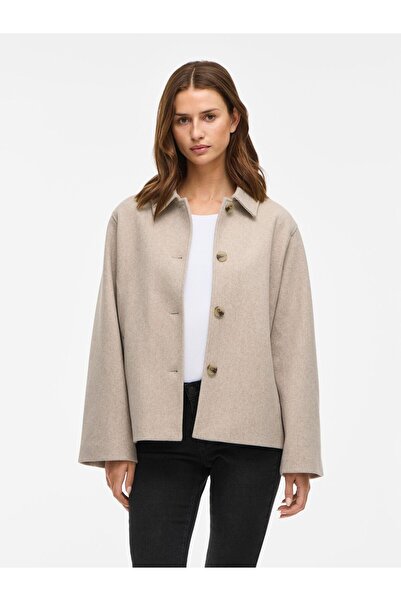 VILA Jacke VICLAUDIA Geknöpfte