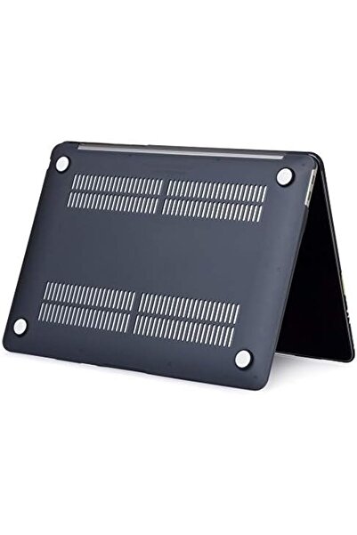 O Ozone جراب صلب لجهاز ماك بوك إير 13 بوصة، غطاء ريتينا، غطاء بلاستيكي صلب واقٍ - أسود