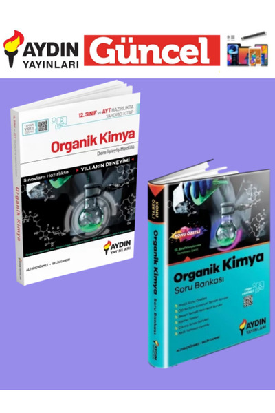 Karma Kitaplar Aydın Yayınları 2025 Organik Kimya Soru-Organik Kimya Ders Anl...