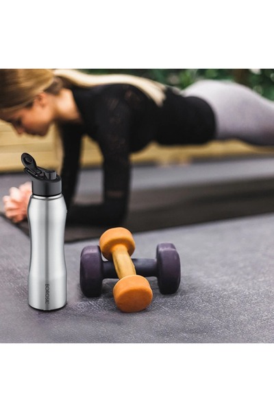 Borosil Grip n Sip Stainless Steel Water Bottle, 750ml