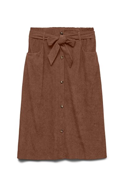 Veromoda Curve Rock VMVILJA Hohe Taille Midirock