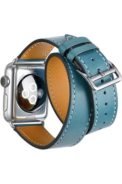 O Ozone سوار من الجلد الصناعي متوافق مع ساعة Apple Watch Series 10 | Ultra 2 ...