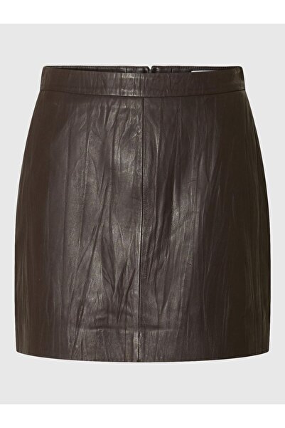 Selected Femme Lederminirock High Waist