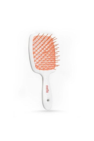 MELLA Mila Detangling Hair Brush - Pink and White