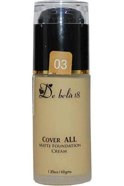 genernic De Bela 18 Cover All Matte Foundation Cream (03)