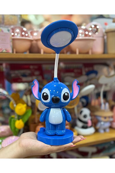 HEPBİMODA Stich Karakter Masa Lambası Çocuk Odası Lamba Çalışma Masası Lambası