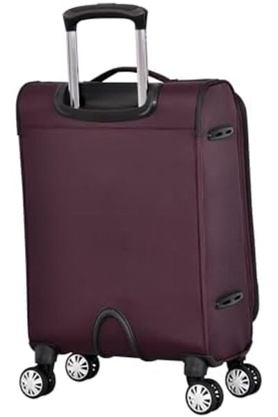 eminent Expandable Luggage Trolley Bag Soft Suitcase for Unisex Travel