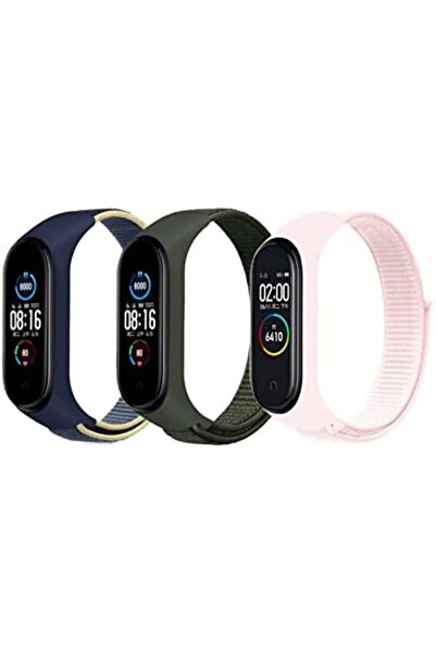 O Ozone أحزمة نايلون | شاومي مي باند 7 / 6 / 5 | عبوة من 3