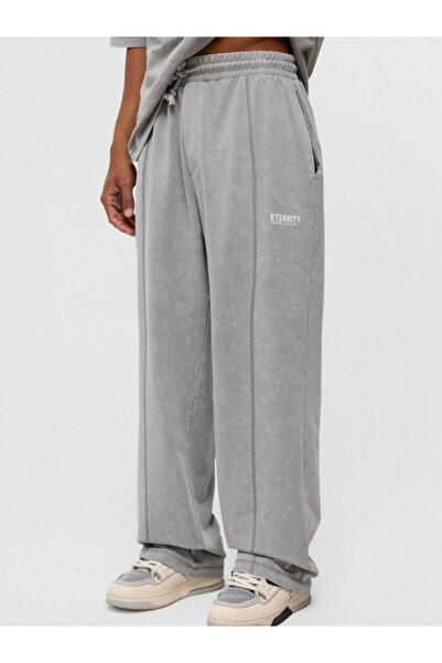 Chirkef Unisex Light Gray Washable Premium Fabric Bottom Top Tracksuit Set Essexx