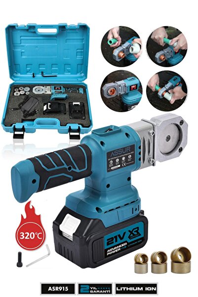 ASSUR 21V Çift Akülü 320°C Boru Kaynak Makinesi