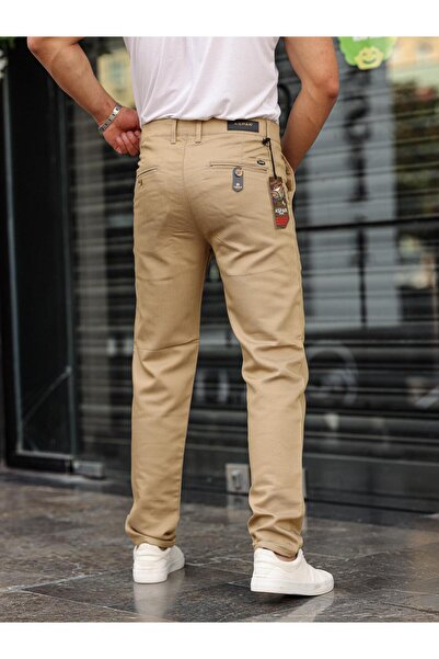 MODA Erkek Pantolon Örme Kumaş Rahat Kesim – Günlük & Casual