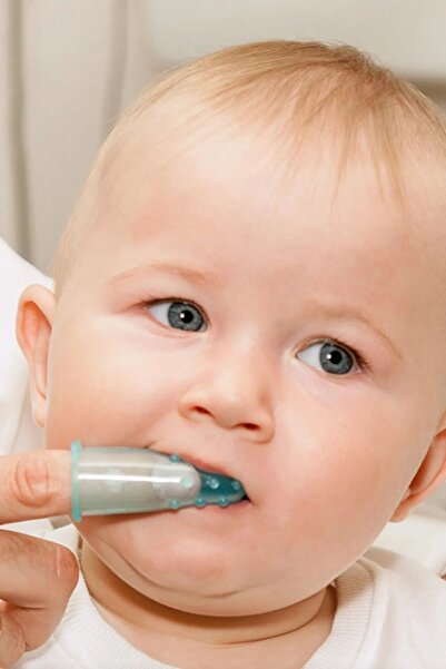 teknotrust Yumuşak silikon diş kaşıyıcı ve parmak dış fırça, kutulu, bebekler için konforlu kullanım